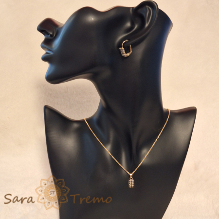 Set bijuterii placate cu aur SaraTremo [3]