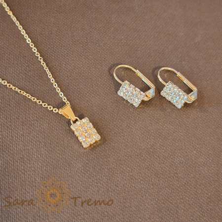 Seturi - Set bijuterii placate cu aur SaraTremo