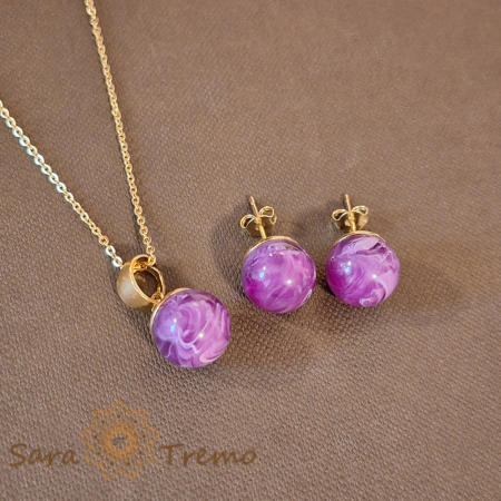 Seturi - Set bijuterii placate cu aur Infinite - SaraTremo