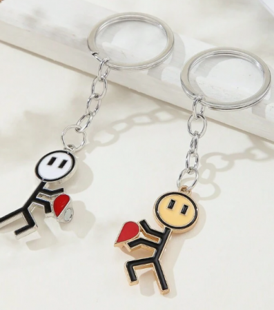 Set brelocuri cu inima – Perfect pentru cupluri [0]