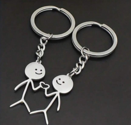 Brelocuri - Set brelocuri cuplu – Design minimalist
