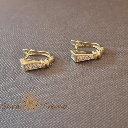 Set Sigiliul Puterii cu cristale zirconia - placat 14k [5]
