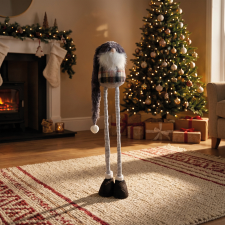 Casa si Gradina - Spiriduș de Crăciun scandinav - cu picioare telescopice - 44-90 cm