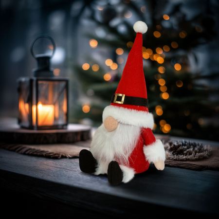 Casa si Gradina - Spiriduș scandinav de Crăciun - 27 x 14 x 13 cm