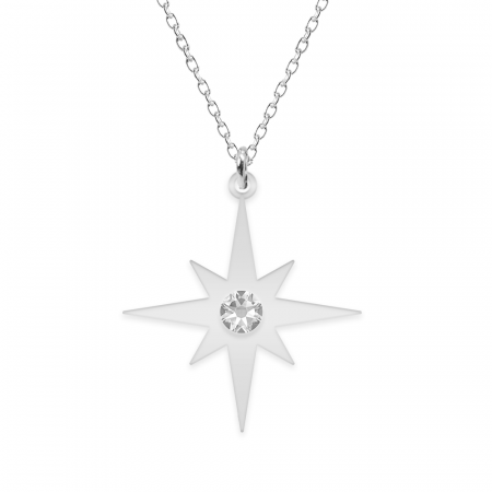Colier cu steluta personalizata - argint 925 [1]