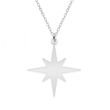 Colier cu steluta personalizata - argint 925 [2]