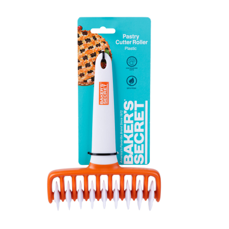 Casa si Gradina - Taietor aluat Baker's Secret 19cm, rola pentru taiat aluat pizza patiserie si paste