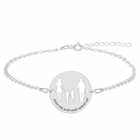 Together - Bratara personalizata din argint 925 -banut [1]