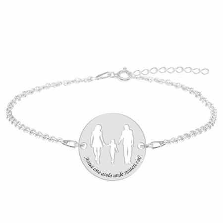 Together - Bratara personalizata din argint 925 -banut [3]