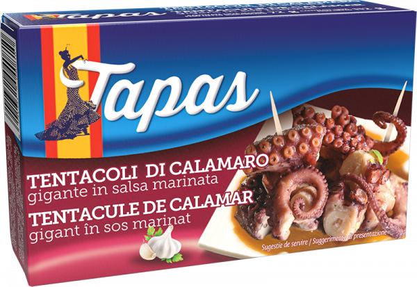 TAPAS Tentacule de calamar gigant în sos marinat 112g [1]