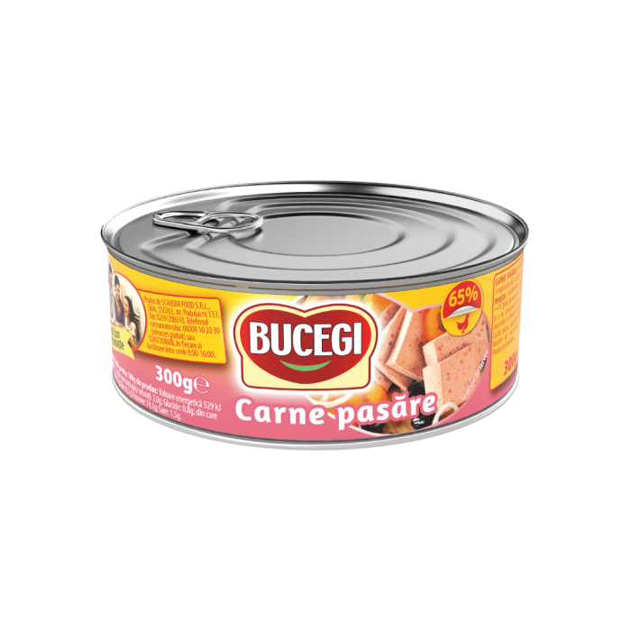 Bucegi Carne pasare 300g, 65% carne [1]