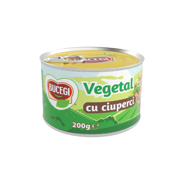 Bucegi Pasta vegetala cu ciuperci 200g [1]