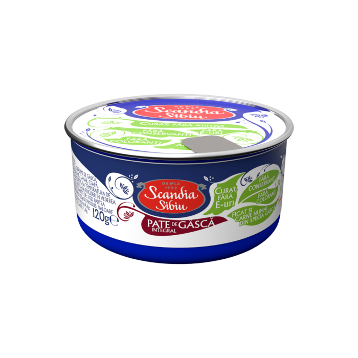 Scandia Sibiu Pate de gâscă integral 120g [1]