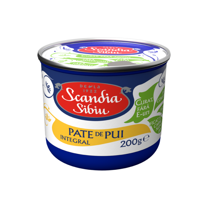 Scandia Sibiu Pate de pui integral 200g [1]