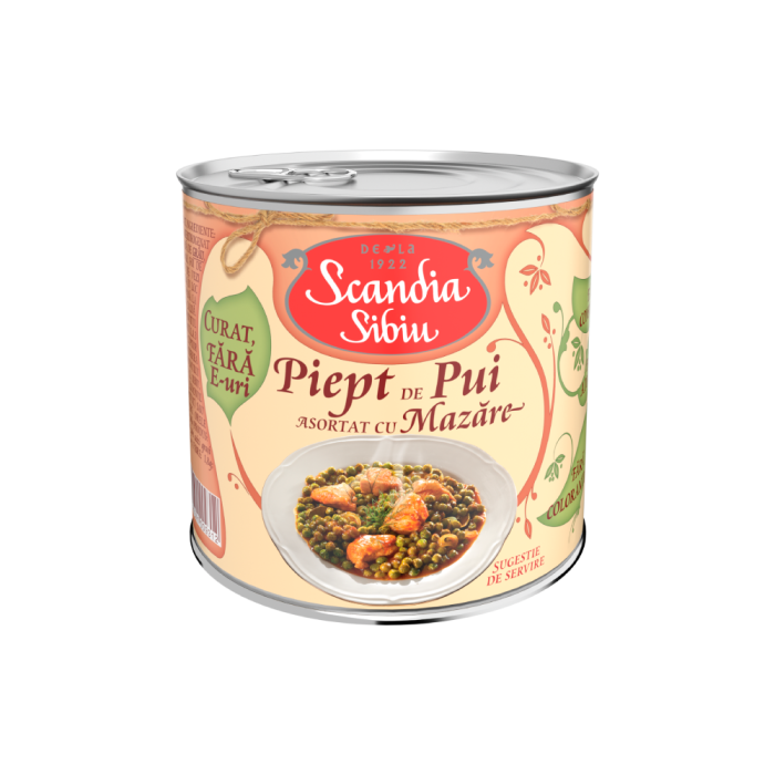 Scandia Sibiu Piept de pui asortat cu mazare 400g [1]