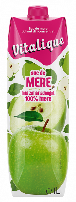 VITALIQUE  Suc de mere Fara zahar adaugat 1L [1]