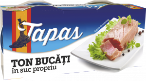 Conserve pește - PACK TAPAS 2xTon bucăți în suc propriu 80g