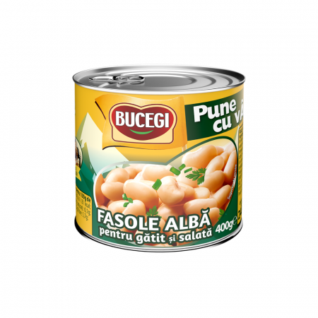 Conserve legume & fructe - Bucegi Fasole albă pentru gătit și salată 400g