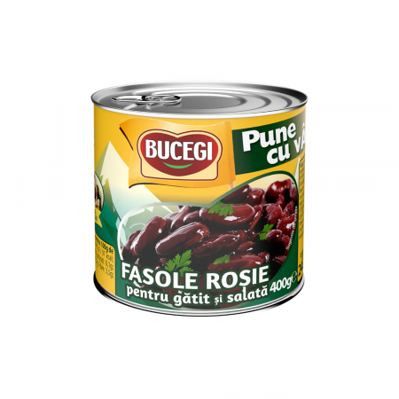 Conserve legume & fructe - Bucegi Fasole roșie pentru gătit și salată 400g