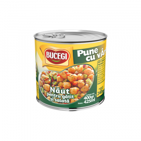 Conserve legume & fructe - Bucegi Naut pentru gatit si salata 400g
