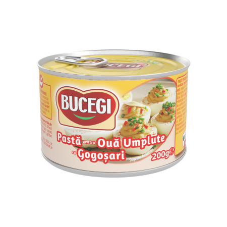 Pate ficat - Bucegi Pastă pentru ouă umplute cu gogoșari 200g
