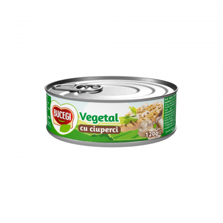 Pate Vegetal - Bucegi Pasta vegetala cu ciuperci 120g