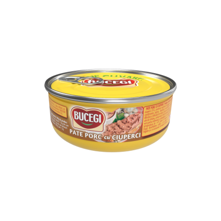 Pate ficat - Bucegi Pate porc cu ciuperci 120g