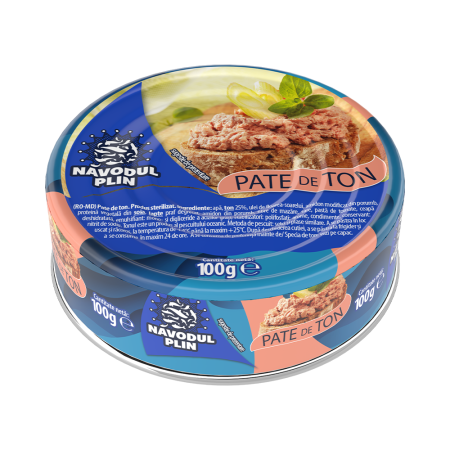 Conserve pește - NĂVODUL PLIN Pate de ton clasic 100g