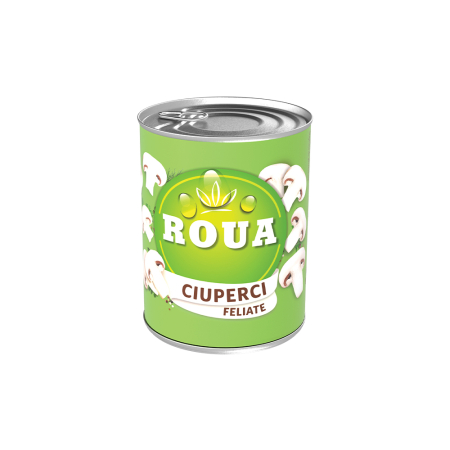 Conserve legume & fructe - ROUA Ciuperci feliate 400 g