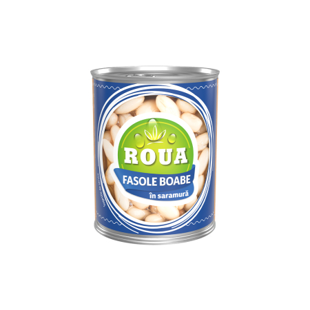 Conserve legume & fructe - ROUA Fasole boabe în saramură 400 g