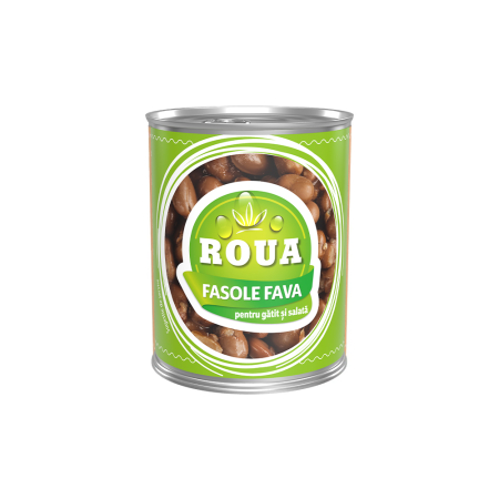 Conserve legume & fructe - ROUA Fasole FAVA pentru gătit și salată 400 g