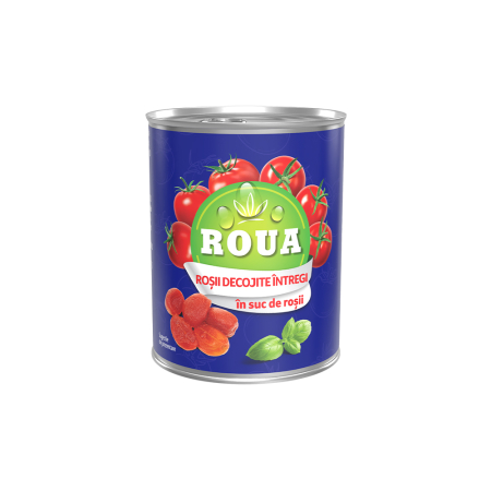 Conserve legume & fructe - ROUA Roșii întregi în suc propriu 400 g
