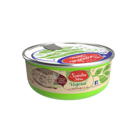 Pate Vegetal - Scandia Sibiu Aperitiv vegetal cu seminte de in 120g