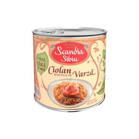 Conserve Mâncare Gătită - Scandia Sibiu Ciolan rasfatat pe varza 400g