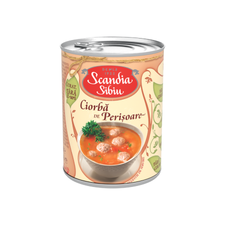 Conserve Mâncare Gătită - Scandia Sibiu Ciorba de perisoare 400g