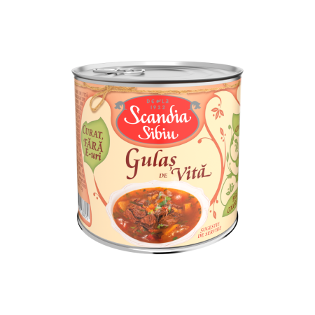 Conserve Mâncare Gătită - Scandia Sibiu Gulas de vita 400g