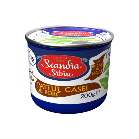Pate ficat - Scandia Sibiu Pateul casei de porc 200g