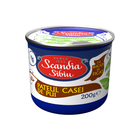 Pate ficat - Scandia Sibiu Pateul casei de pui 200g