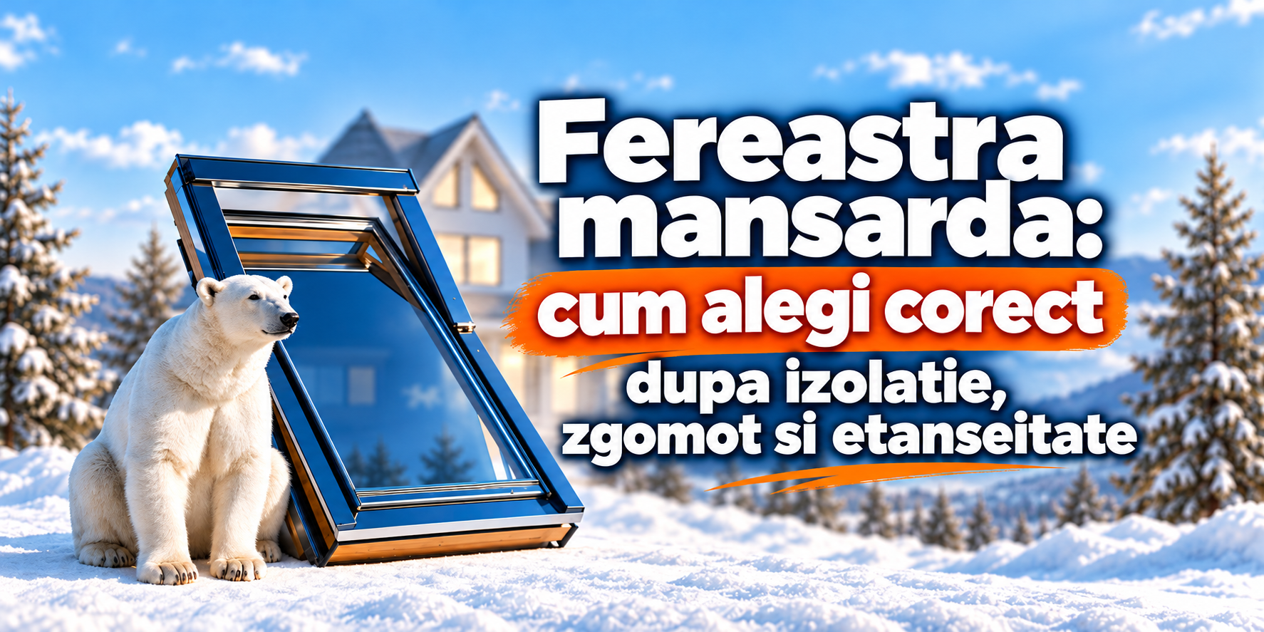Fereastra mansarda: cum alegi corect dupa izolatie, zgomot si etanseitate