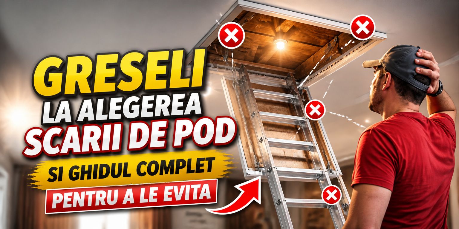 Greseli la Alegerea Scarii de Pod si Ghidul Complet pentru a le Evita