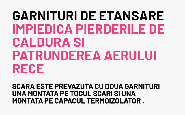 Scara pod din lemn Depostep Termo Plus TPE cu izolatie superioara