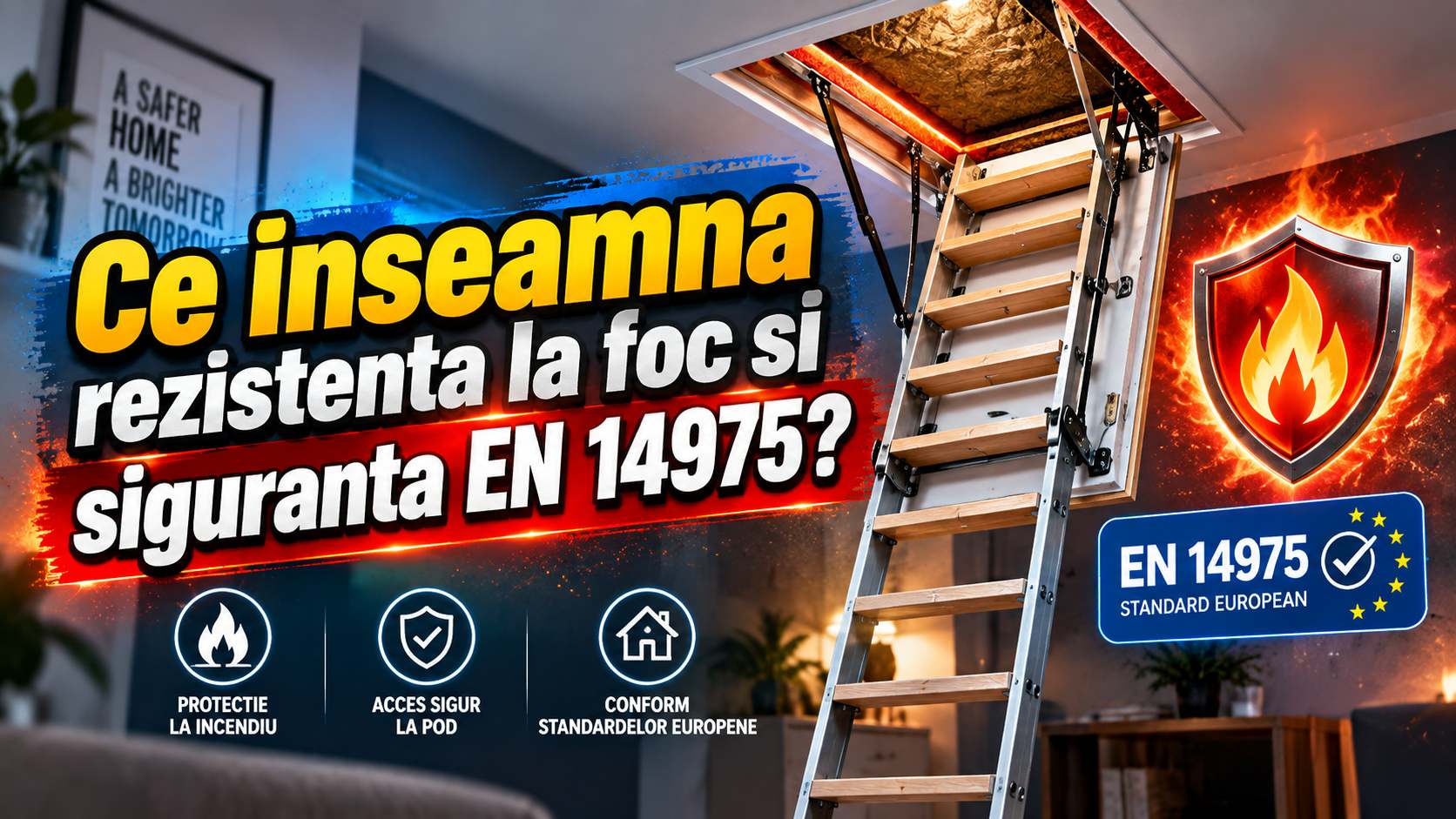 Scara pod antifoc EI45 si EI60: siguranta si certificare EN 14975