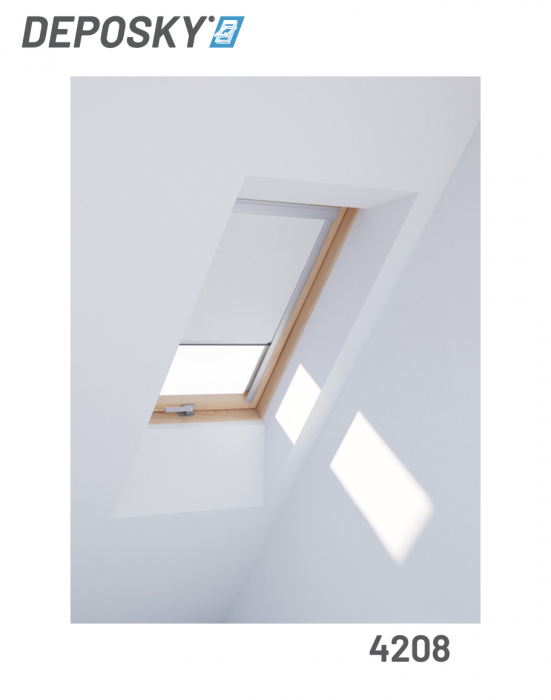 DEPOSKY DUA rulou interior fereastra mansarda opac compatibil cu DEPOSKY, Fakro, Dakea, Velux [3]