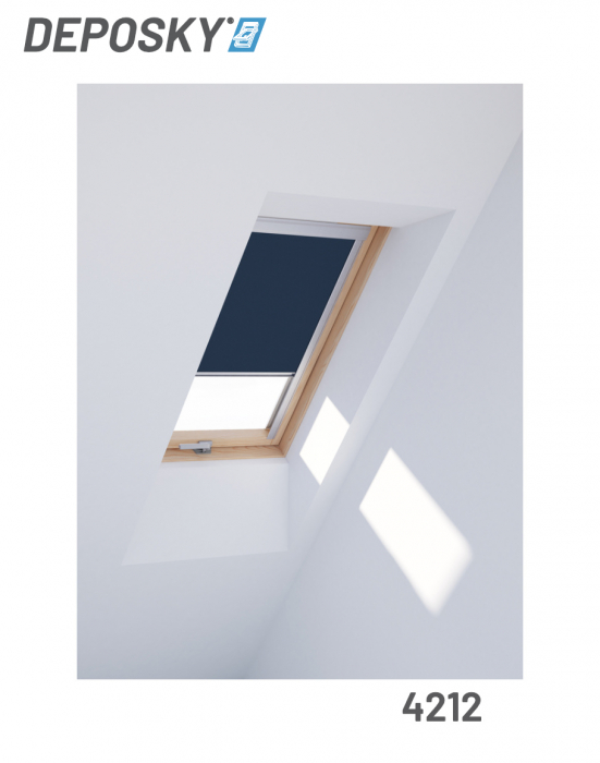 DEPOSKY DUA rulou interior fereastra mansarda opac compatibil cu DEPOSKY, Fakro, Dakea, Velux [5]
