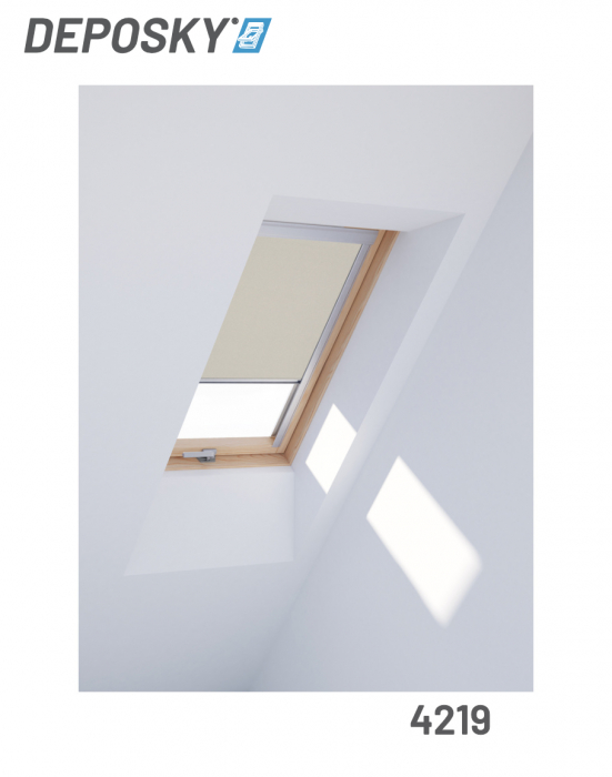 DEPOSKY DUA rulou interior fereastra mansarda opac compatibil cu DEPOSKY, Fakro, Dakea, Velux [4]
