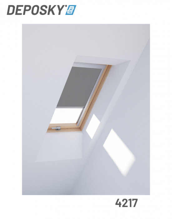 DEPOSKY DUA rulou interior fereastra mansarda opac compatibil cu DEPOSKY, Fakro, Dakea, Velux [2]
