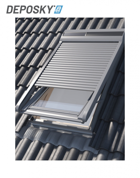 DEPOSKY SSR roleta exterioara solara pentru ferestrele de mansarda, din aluminiu, cu rol de protectie la caldura [2]