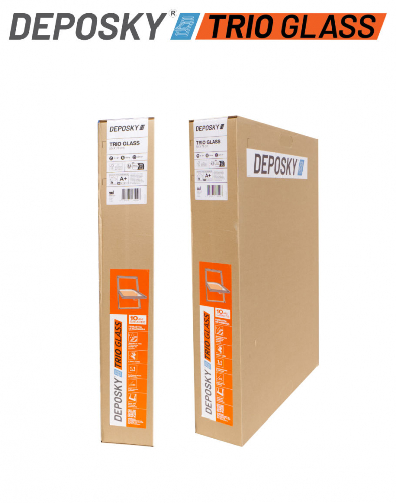 DepoSKY TRIO Glass B1500 fereastra mansarda, 3 sticle [3]