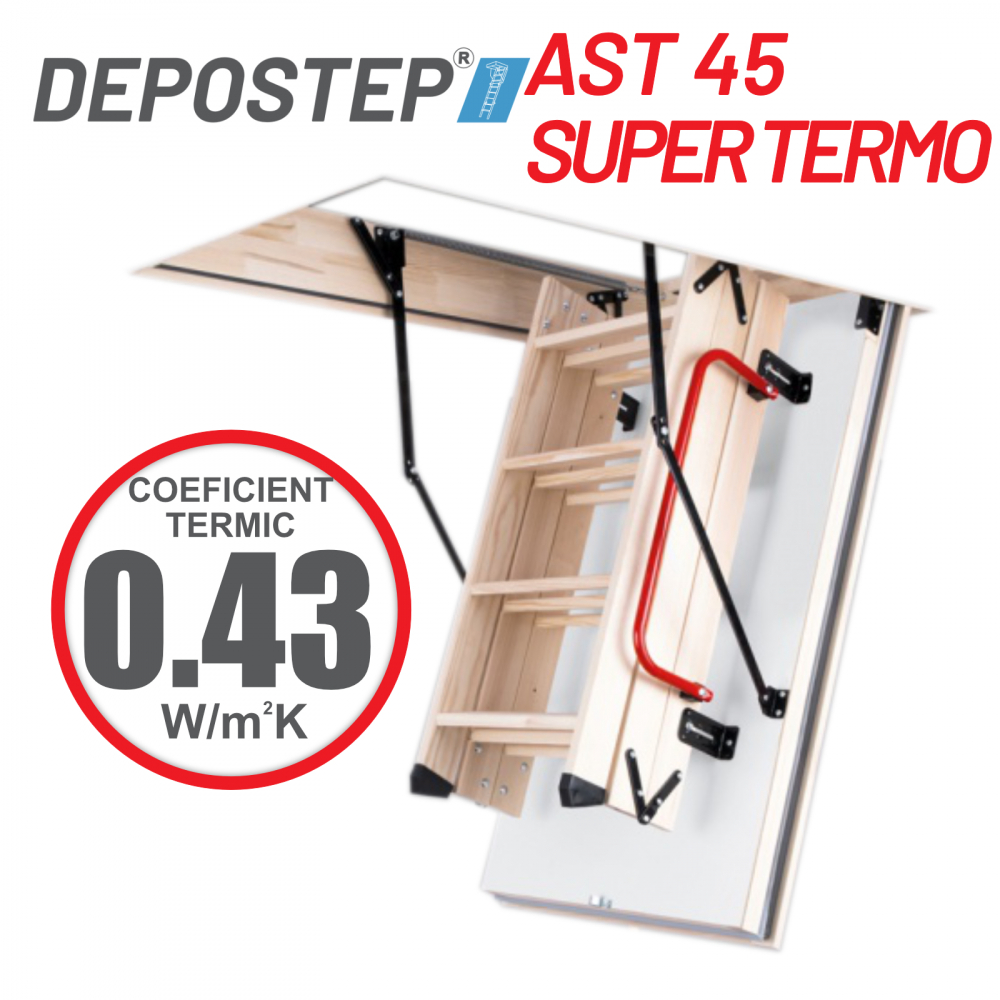 DEPOSTEP AST 45SUPER TERMO scara pod din lemn rezisntenta la foc [1]
