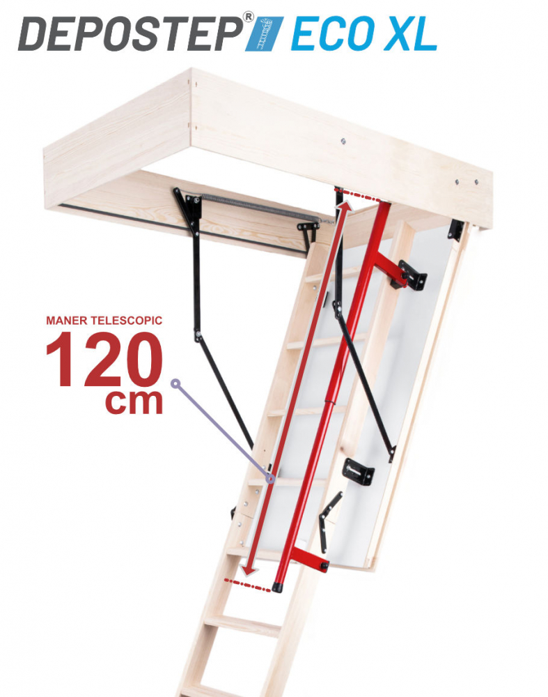 DEPOSTEP ECO XL scara pod pentru incaperi inalte de pana la 330cm [3]